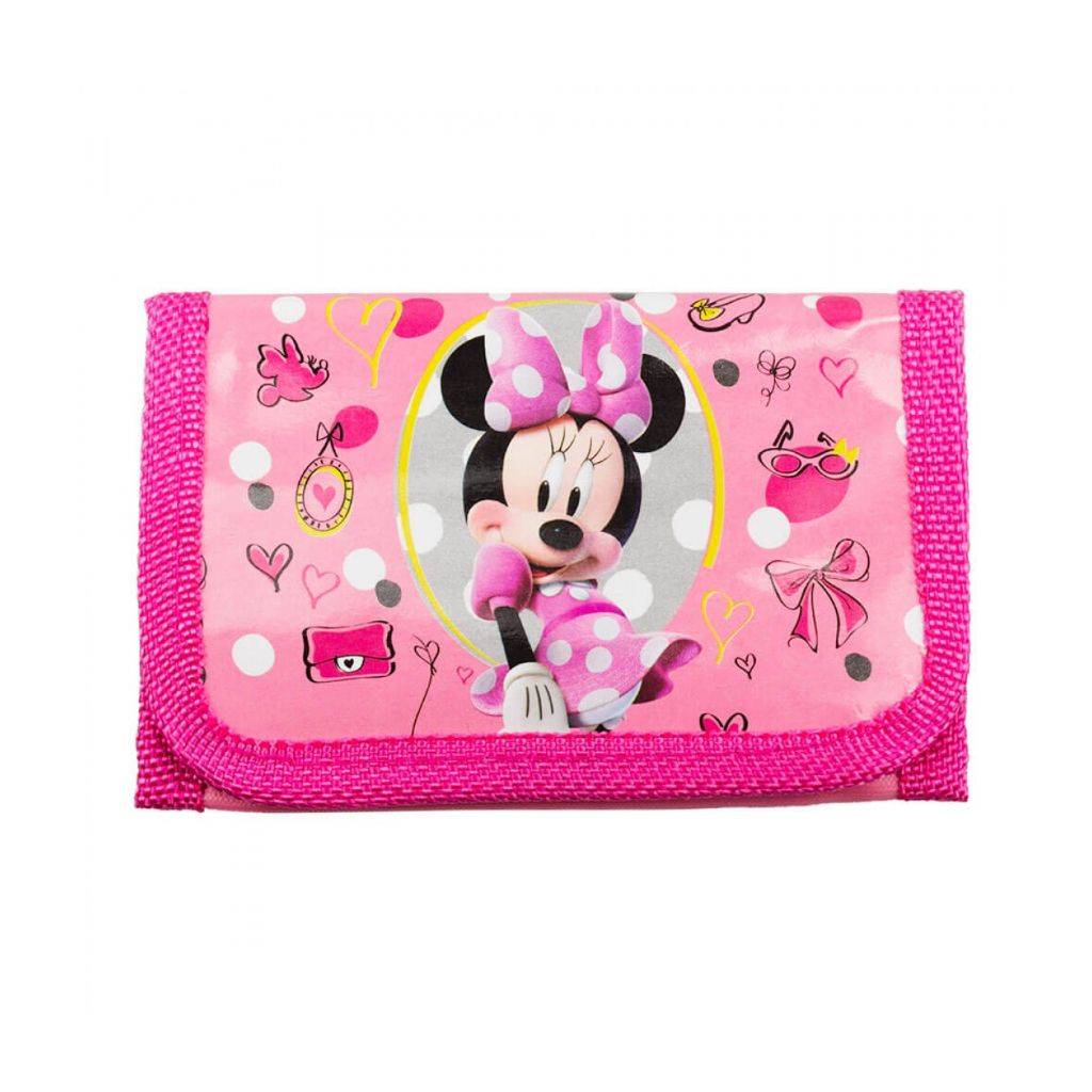Carteira Infantil Minnie Mouse Rosa Disney