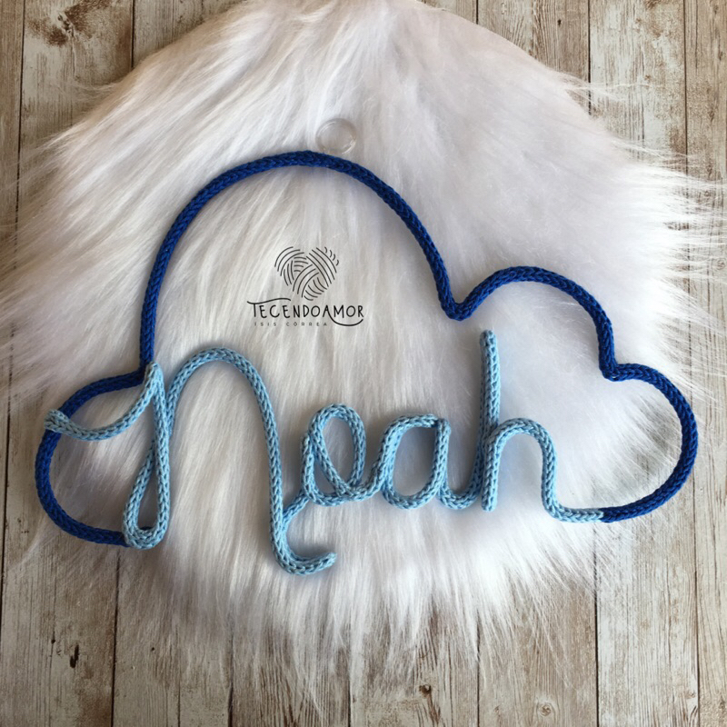 Guirlanda Maternidade Enfeite Porta Tricotin Nuvem Decoração Quarto Infantil  Bebê  Menino Menina Tricotin Chuva de Amor em Oferta na Shopee