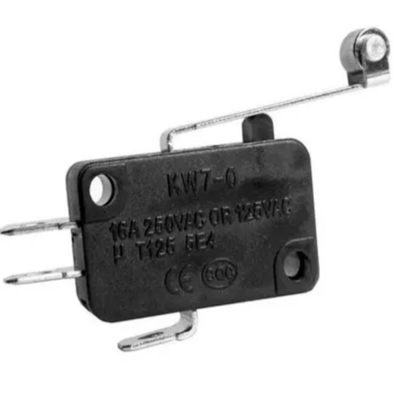 100pcs Chave Micro Switch Fim De Curso Haste 29mm C/ Roldana