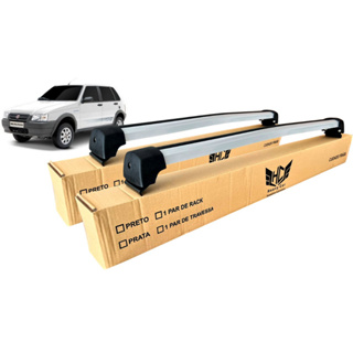 Rack de Teto Fiat Uno Mille 4 Portas 1999 Até 2012 Bagageiro Heavy Car em Oferta na Shopee