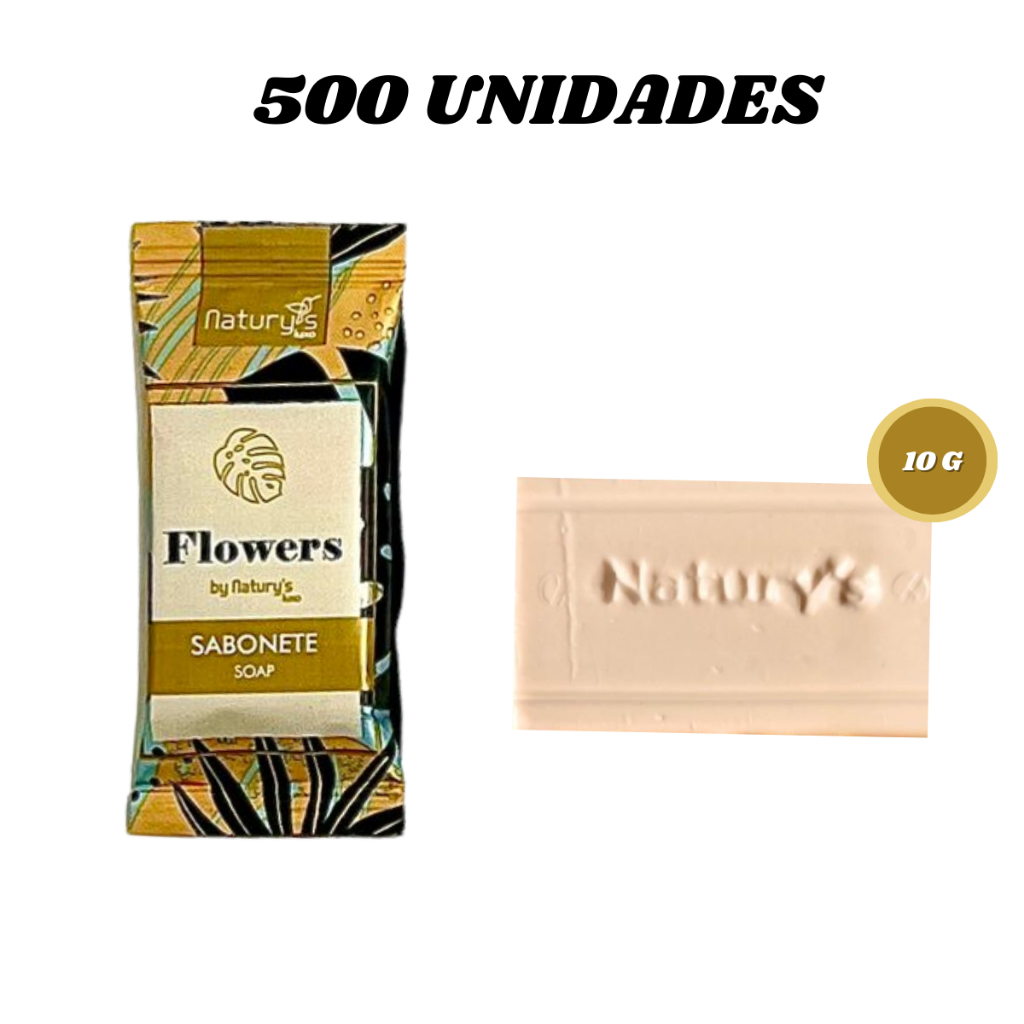 Kit 500 Mini Sabonete 10g Pousada Hotel Motel Airbnb Barato