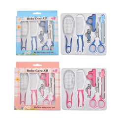 Kit Cuidados para Bebê Higiene diária Recém Nascido Rosa e Azul