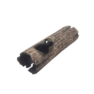 Enfeite Para Aquário - Tronco Toca Casca Tubular Modelo F em Oferta na Shopee