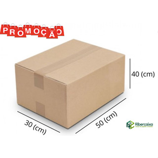 Caixa de Papelão 50x30x40 cm Kit 10 Unidades - E-commerce