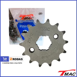 Pinhão 14 Dentes CG 125 Fan Titan Today 1976/ 2008 Aço 1045