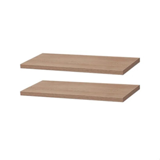 JOGO 2 PRATELEIRAS 120x20cm  EM MDF 15mm - MADEIRADO/CARVALHO  + Suporte Invisível em Oferta na Shopee