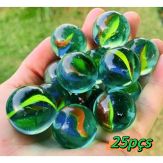 Bolinha de Gude Vidro Colorido com 25 Unidades em Oferta na Shopee