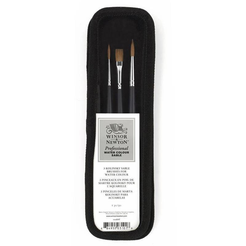 Pincel P/ Aquarela Profissional Winsor Newton Pelo Marta