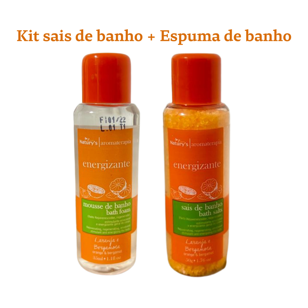 Kit Hidromassagem Sais de banho e Espuma de banho banheira hidro hotel spa ofurô energy