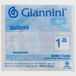 Corda Avulsa Para Guitarra com Bolinha 1ª MI .010 GEEGST10.1 Electric Giannini ( 1 UNIDADE )
