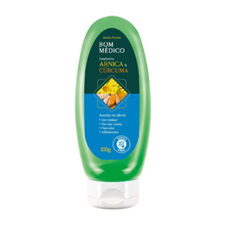 Emplastro Para Dores Localizadas Arnica e Cúrcuma Bom Médico Abelha Rainha 100g