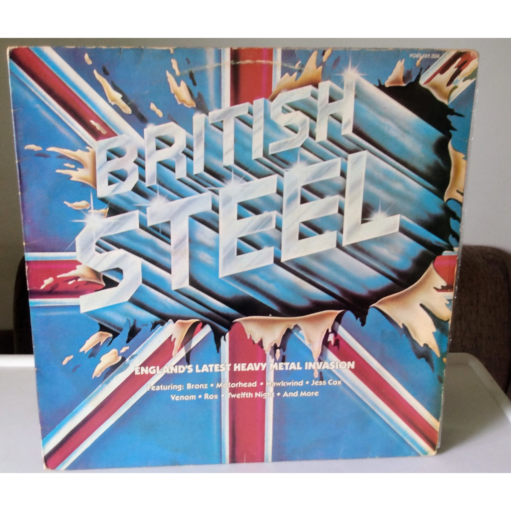 Lp - Hawkwind, Motorhead, Venon, Outros - British Steel (Heavy Metal Invasion)