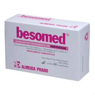 Complexo Homeopático Almeida Prado Besomed Para Obesidade C/60 Comp