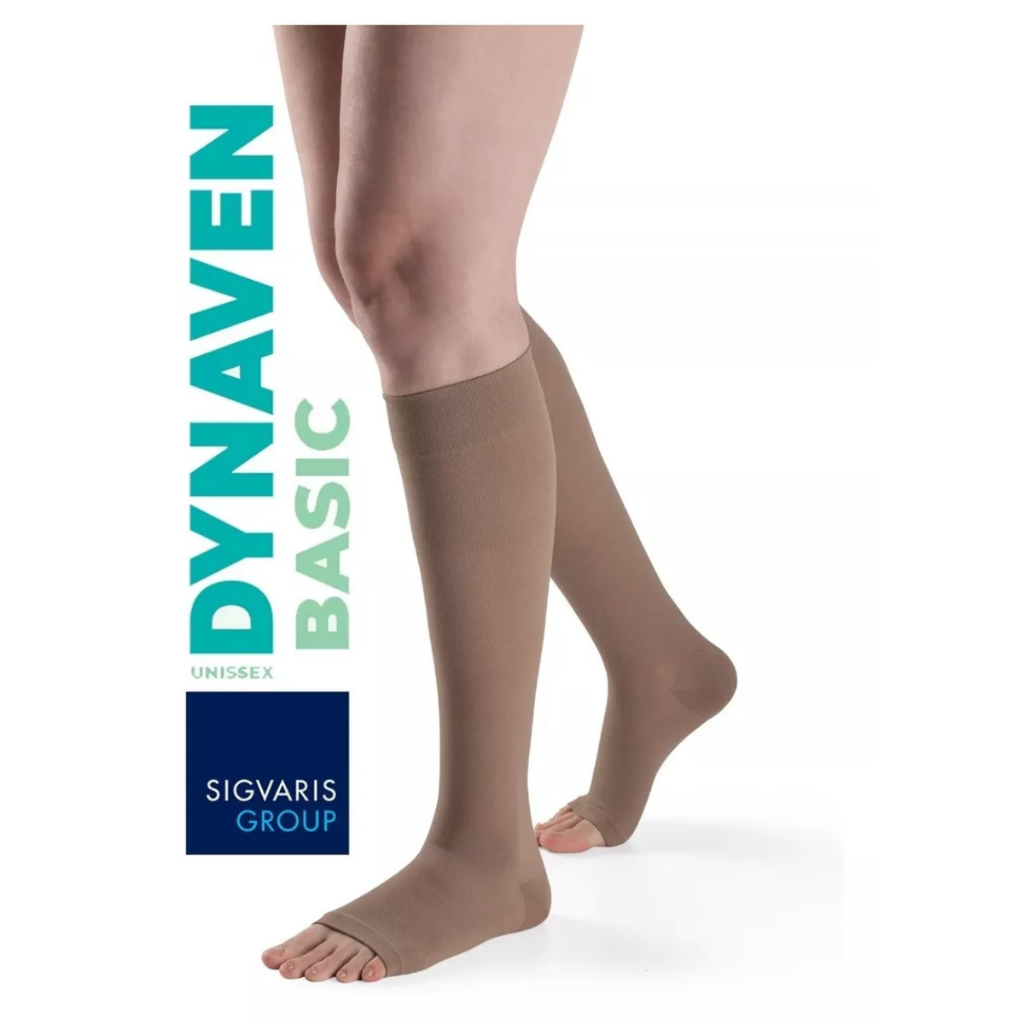 Meia Compressiva 3/4 Média Compressão 20-30mmhg Sigvaris Basic Varizes Pernas cansadas Perna