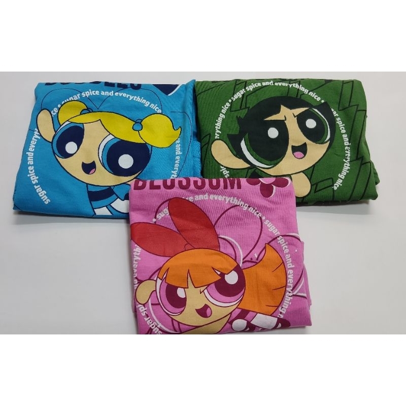 Camiseta Infantil Manga Curta Meninas Super Poderosas Lindinha Docinho Florzinha Powerpuff Girls