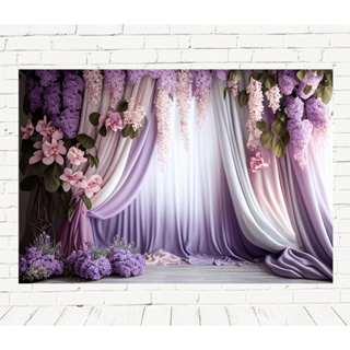 Fundo Fotográfico 2,60x1,80 Dia Das Mães Floral Gestante 10358 em Oferta na Shopee