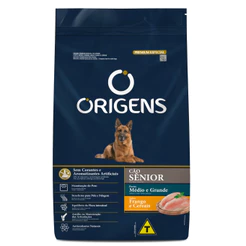 Ração Origens Sênior Médio E Grande Sabor Frango 15 kg