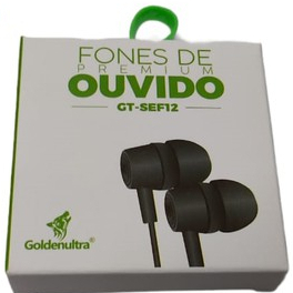 Fone De Ouvido Intra Auricular Com Fio GT-SEF12 em Oferta na Shopee