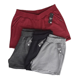 Shorts Bermuda feminino plus size malha moletinho confortável ideal para qualquer ocasião, elástico largo, bolso cabe celular - LER DESCRIÇÃO