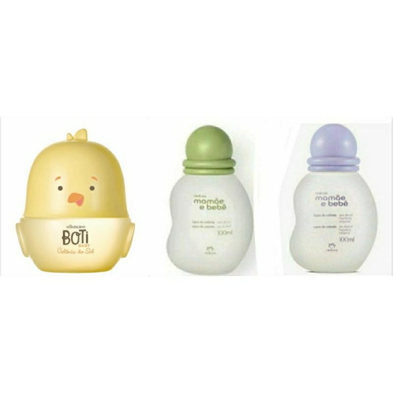 colonia infantil mmbb natura mamae boti baby em Oferta na Shopee