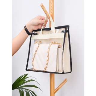 Protetor De Bolsa Transparente Com Alça Organizador Para Bolsas Grandes