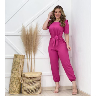 Macacão Feminino Moda Blogueira Elegante Tendência
