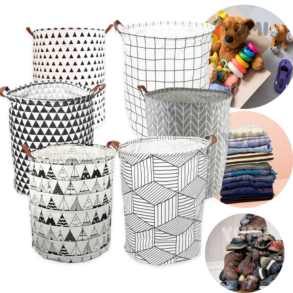 O Melhor Cesto de Roupa Grande Dobrável Para Roupas e Brinquedos Impermeável + Grosso + Qualidade em Oferta na Shopee