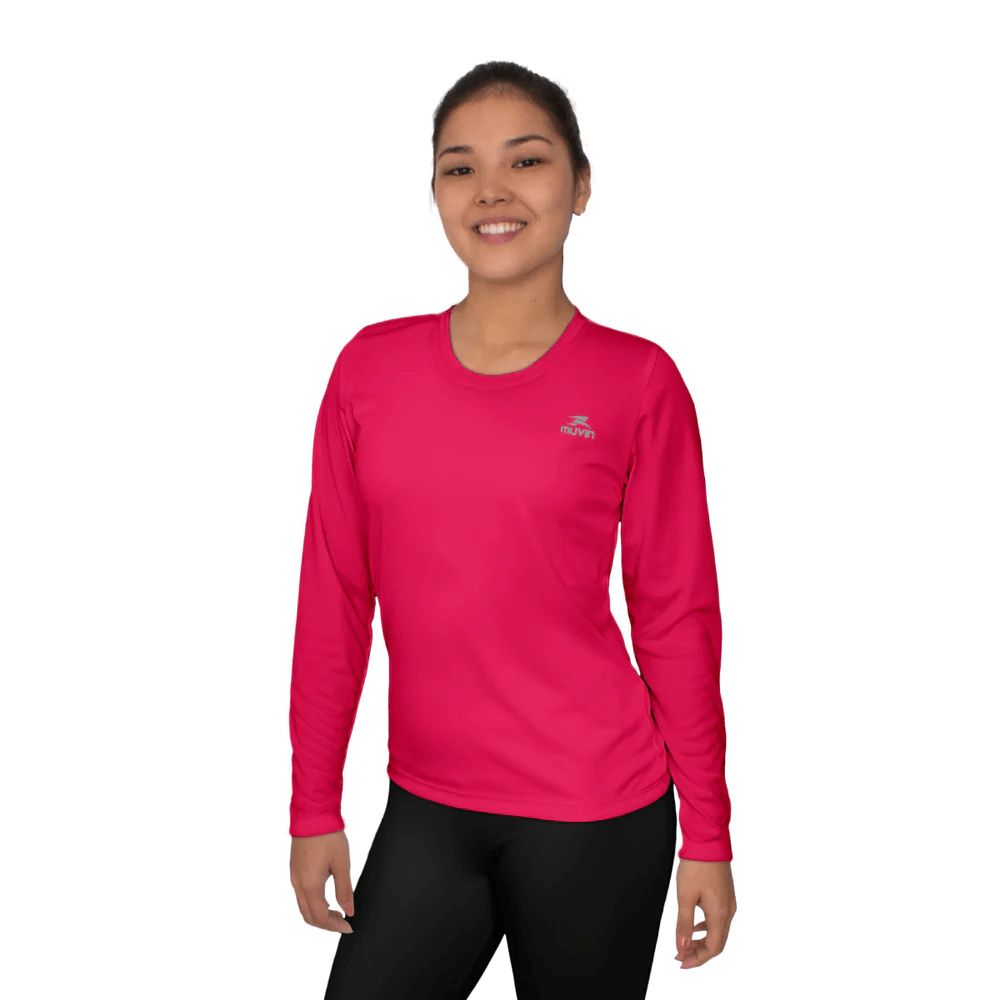 Camisa Manga Longa Dry Basic LS FPS50 - Feminino - Muvin - CLR-00600
