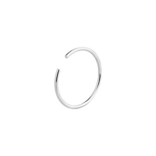 Piercing para nariz Argola 8mm Prata 925