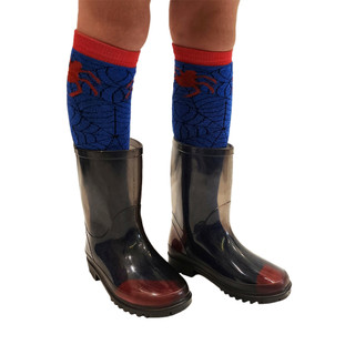Galocha Masculina Infantil Menino Fumê Com Meia Teia De Aranha  Camin em Oferta na Shopee