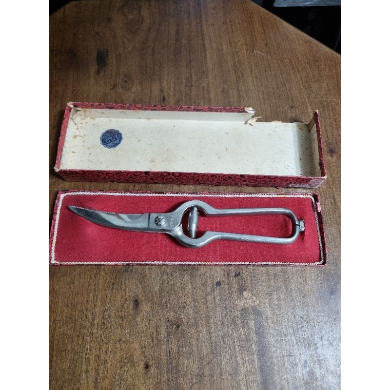 tesoura eberle antiga trinchar aves C269