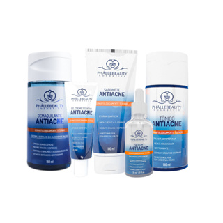 Kit Cuidado Facial Antiacne 5 Itens PhálleBeauty em Oferta na Shopee