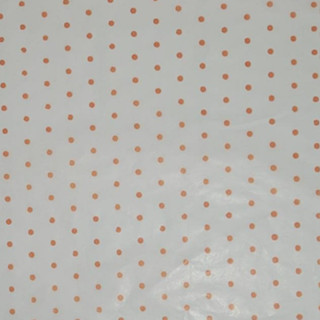 Papel de Seda 50x70 Pacote C/50 Unidades estampado - BOLINHAS LARANJA