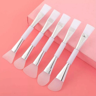 Pincel de Cerda e Silicone 2 em 1 P/ Mascara Argila Skin Care
