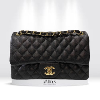 BOLSA TRANSVERSAL MEDIA COURO CAVIAR