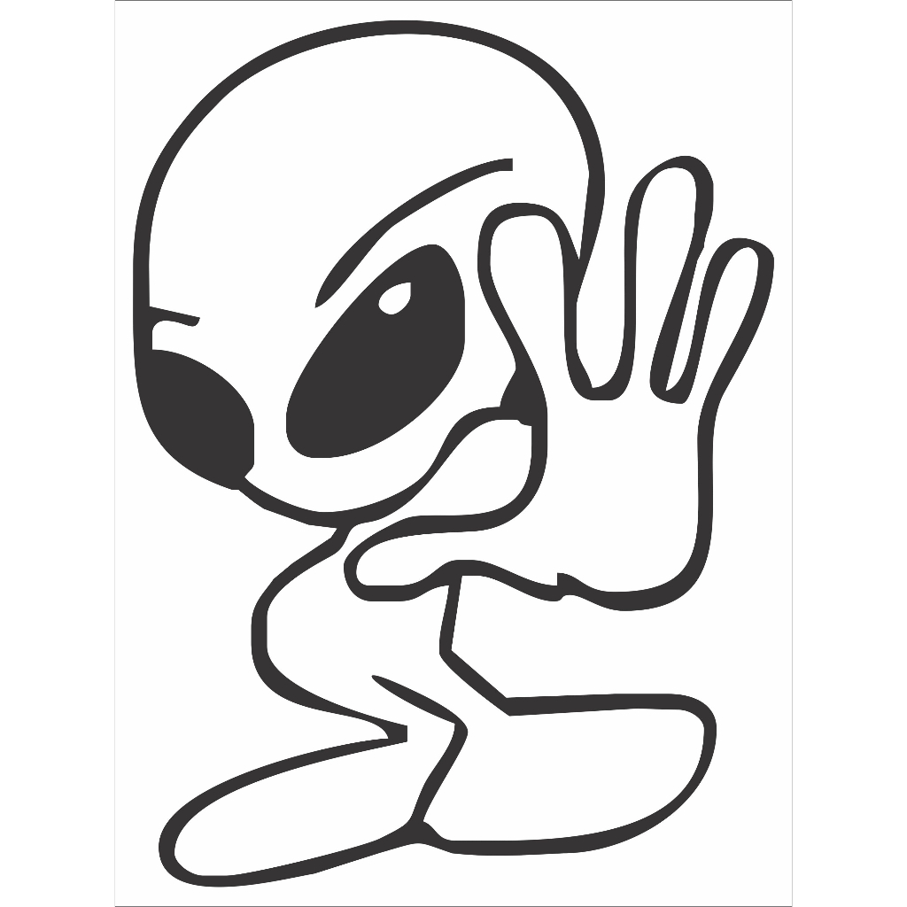 Adesivo Alienígena Hi5 AD1136 ET