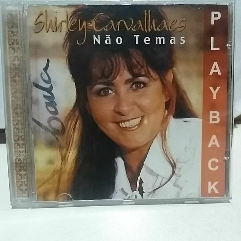 CD SHIRLEY CARVALHAES -PLAY-BACK NÃO TEMAS SEM TIRAGEM