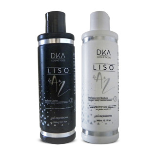Progressiva de chuveiro Liso de A a Z. Liso perfeito - Dka Cosméticos 300 ml