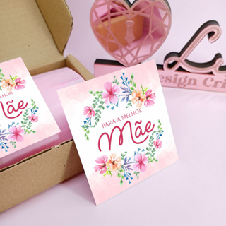 Cartão 10x9cm Dia das Mães "Para a Melhor Mãe" em Oferta na Shopee