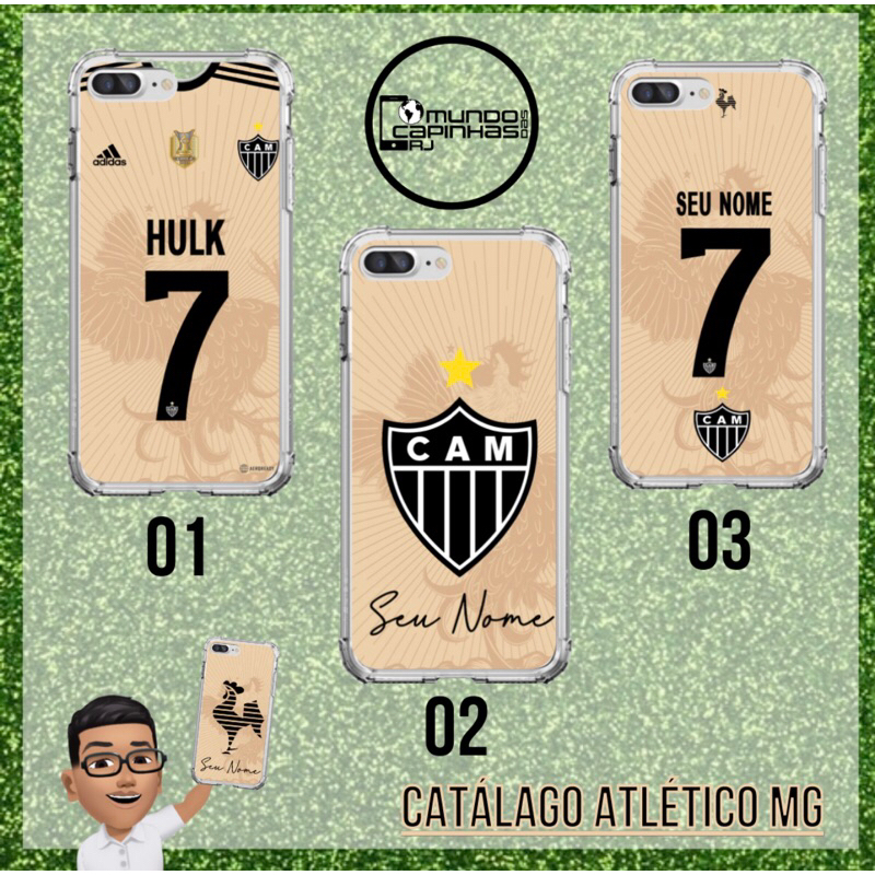 Capa de Celular Personalizada Tipo Atlético-MG
