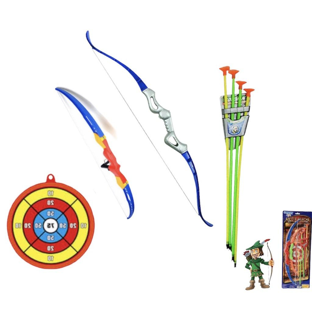 Brinquedo Arco E Flecha Infantil Com Porta Flechas Oferta Diversão