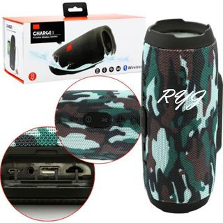 Caixa de Som Charge 3+( 22cm) (não é a mini) Portátil /Bluetooth/Hi-Fi/sem Fio com Subwoofer/USB/SD