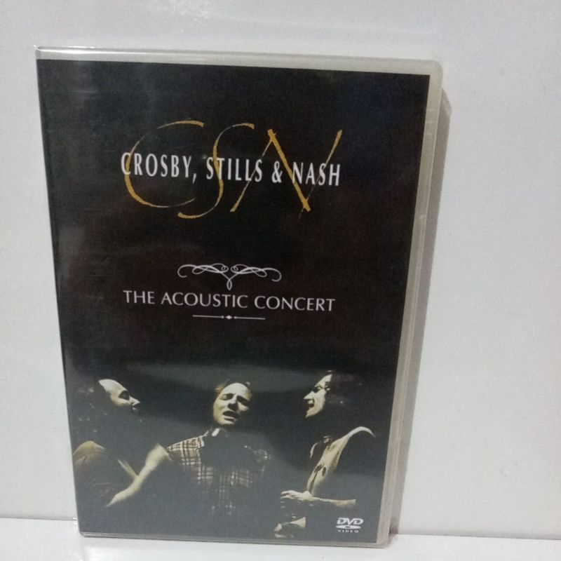 Dvd Crosby Stills e Nash The Acoustic Concert Excelente Estado de Conservação