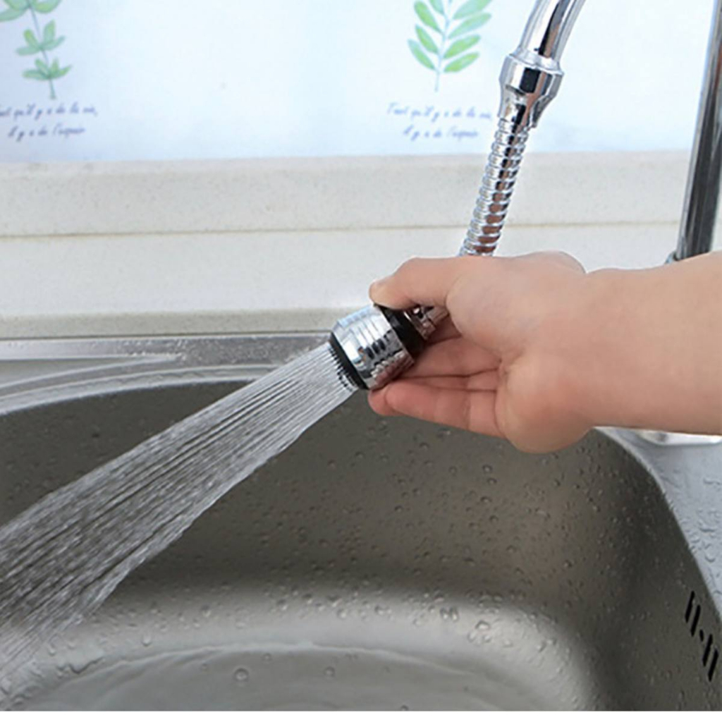 Bico para Torneira Extensor Flexível De Pia Adaptador Chuveirinho 360º Chuveirinho Economiza Agua
