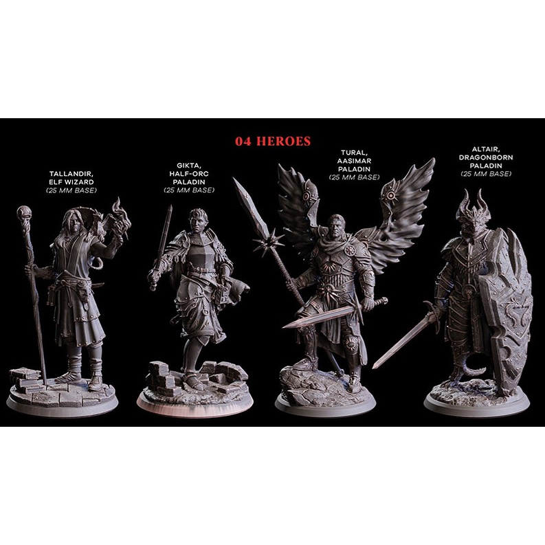 MINIATURAS de Tabuleiro e RPG Dungeons & Dragons  Coleção - Fresh Pack 2 - LOOT STUDIOS em Oferta na Shopee