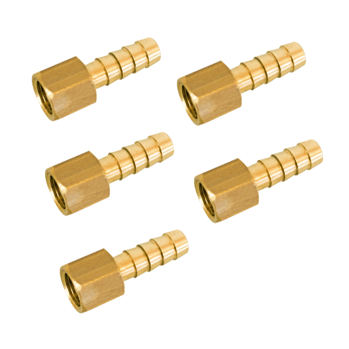 Kit C/5x Terminal Espiga  37mm R. 1/4 Npt (e) X Bm 1/2