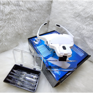 Oculos Lupa 5 Lentes Led Profissional Estetica Cilios JAS BAZAR em Oferta na Shopee