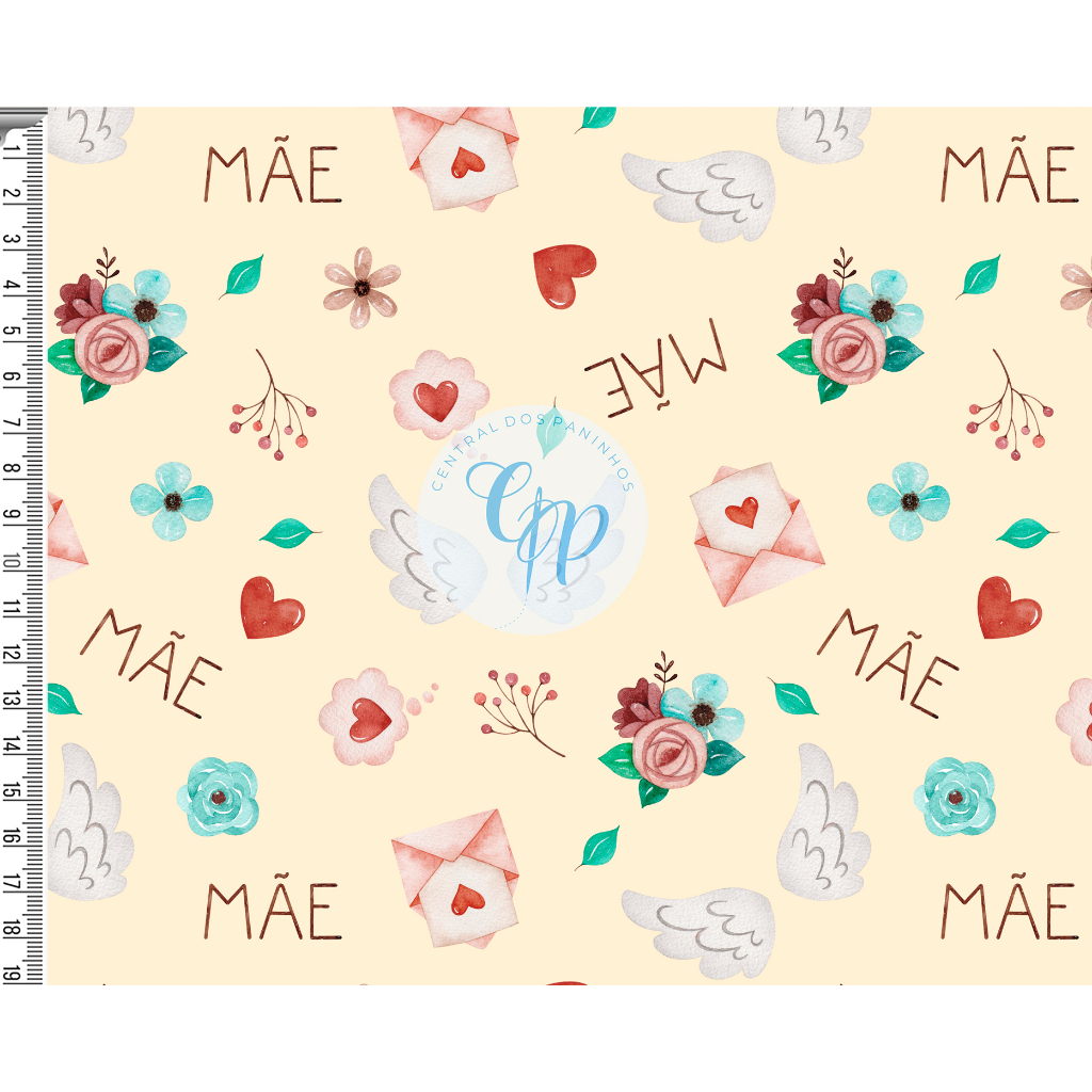 Tecido tricoline, microfibra ou gabardine - Dia das mães - florzinhas - amarelo - 0.50CM em Oferta na Shopee