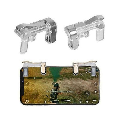 Gatilho Controlador De Jogo Free Fire Botões R1 L1 Jogo De Tiro Para Celular Par De Joystick