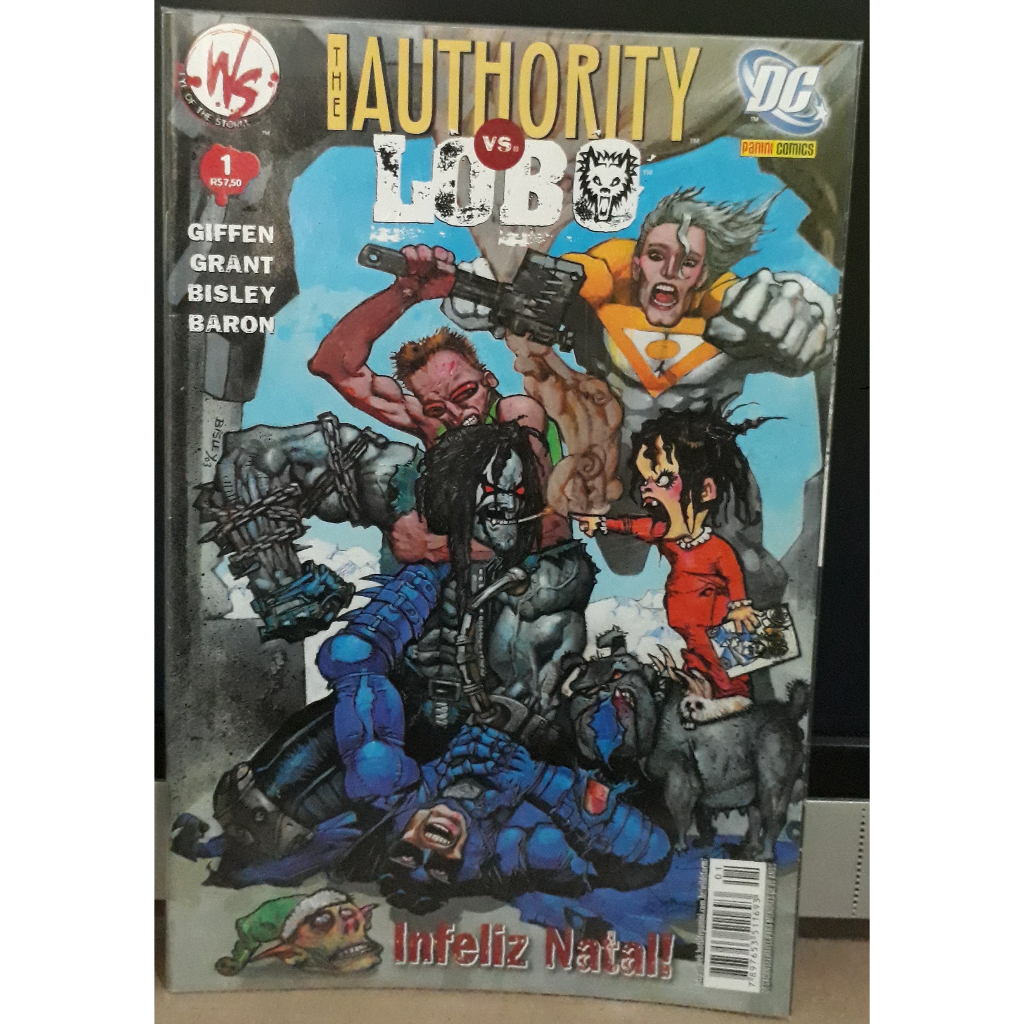 The Autority vs Lobo: Infeliz Natal (Panini, 2009) - HQ / Quadrinhos / DC Comics / Wildstorm